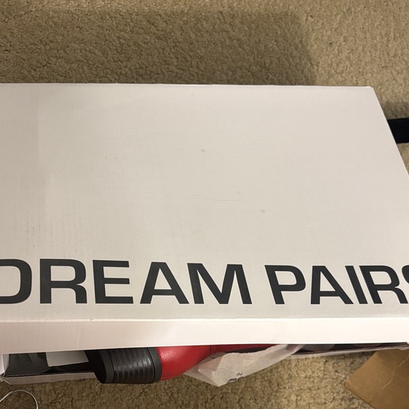 Dream Pairs Red Heeled Cowboy Boots - Picture 2 of 3